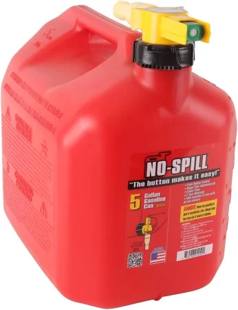 No-Spill Gas Can