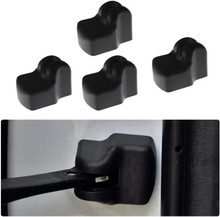 Door stop plugs