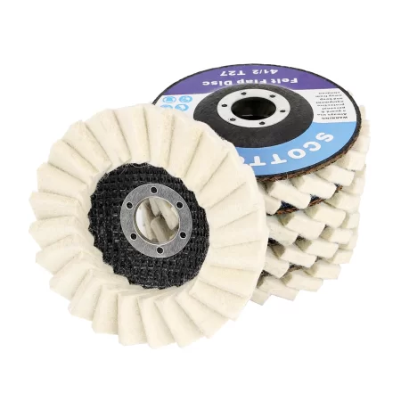 Petal polishing wheel