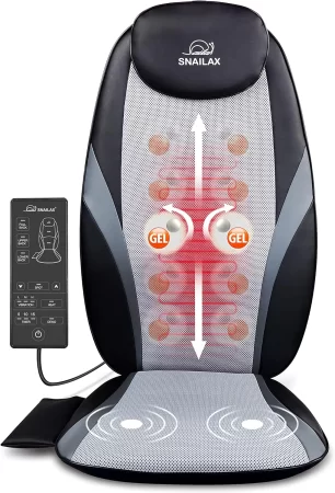 Heated massage pad